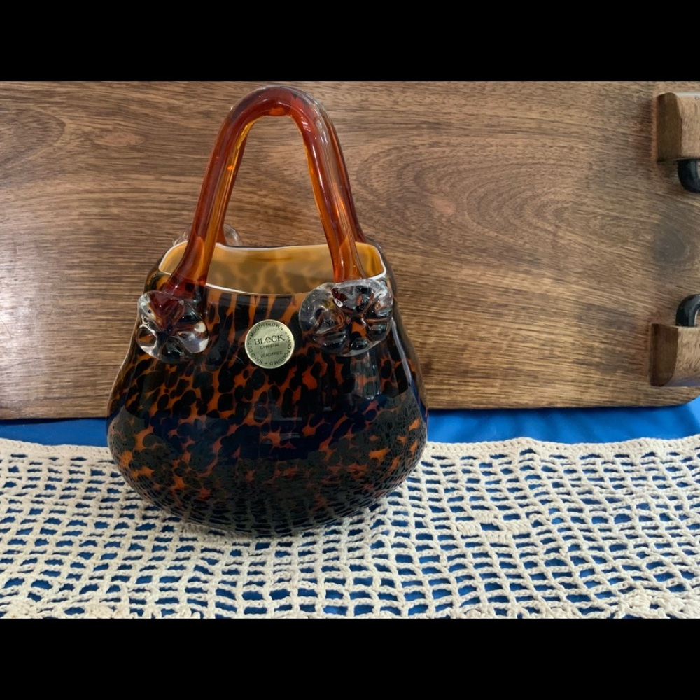 Block Handcut Crystal Halle Evening Bag